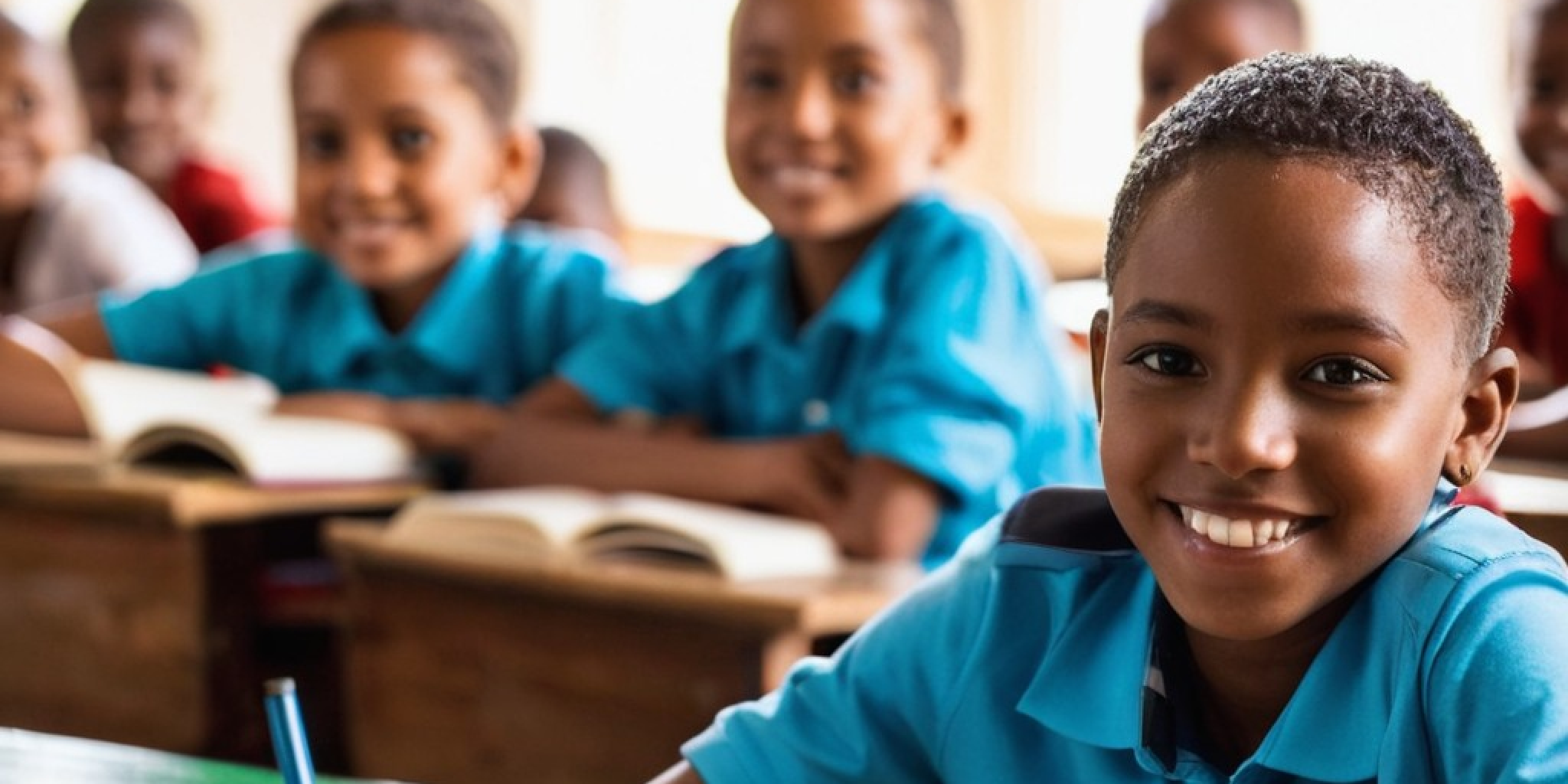 Children in a classroom